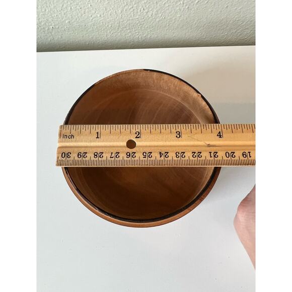 Handmade Crafted in Mexico Folk Art Wood Box Carved Wood Jewelry Treasure Box - Picture 6 of 8